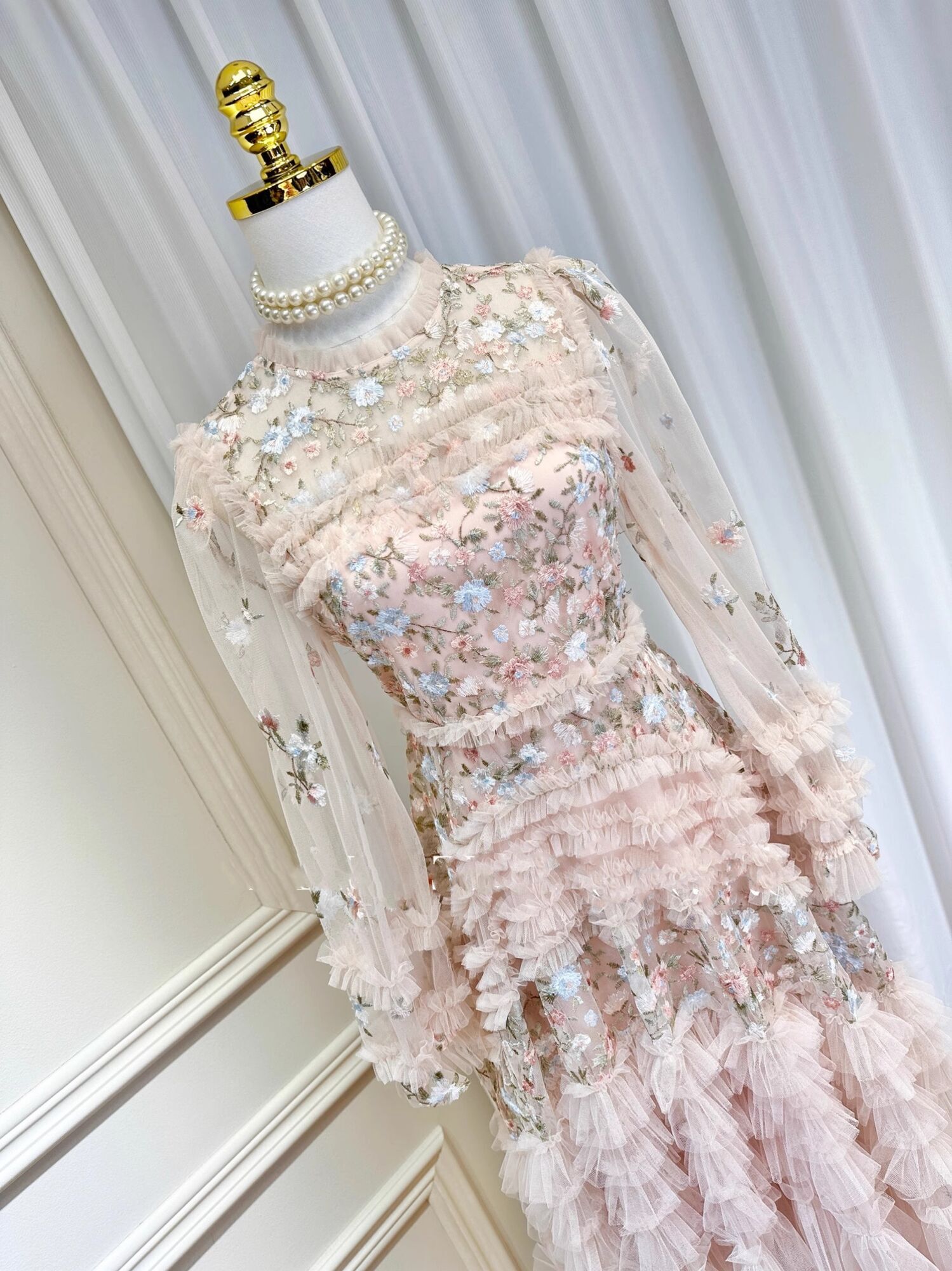 Summer Autumn Fashion Flower E - Woodworking Women ulasan dan harga