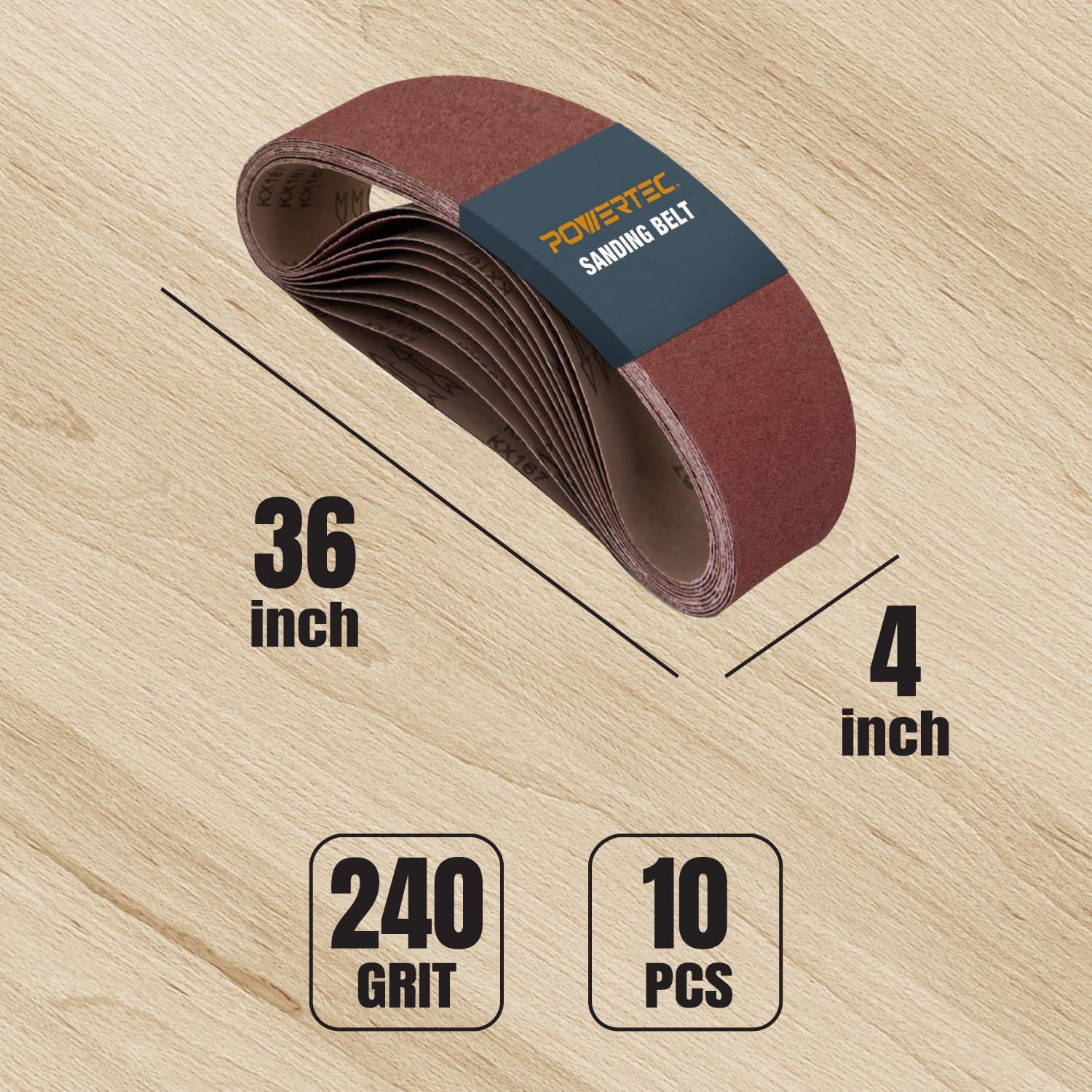10PK 4x36 Sanding Belts 240 Gr - Woodworking Product ulasan dan harga