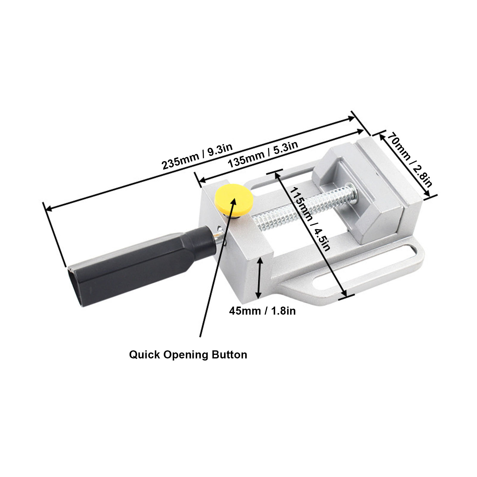 Drill Press Clamping Vise Quic - Woodworking Vice Quick Release ulasan dan harga