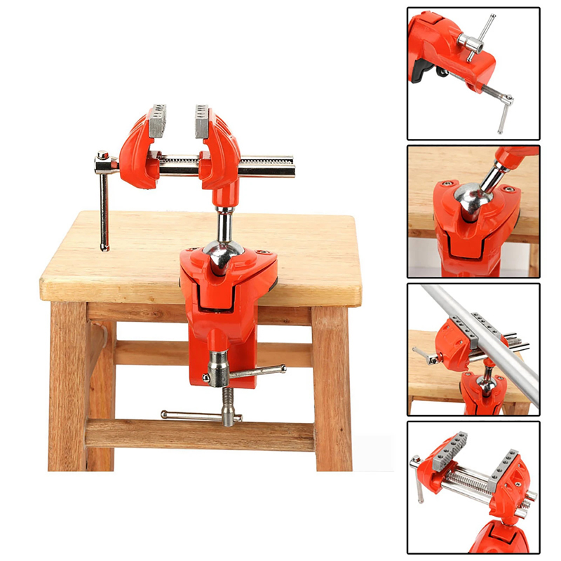 NEW Mini 360° Rotating Clamp V - Woodworking Bench Vise ulasan dan harga