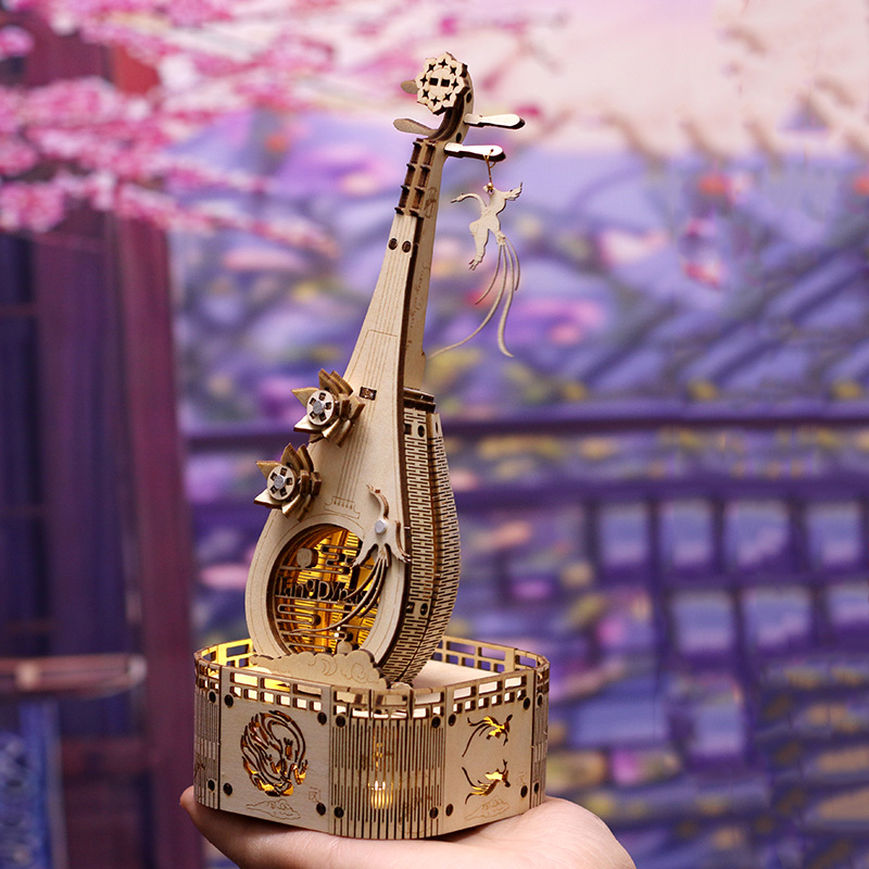 DIY 3D Wooden Puzzle Miniature - Woodworking Jigsaw ulasan dan harga