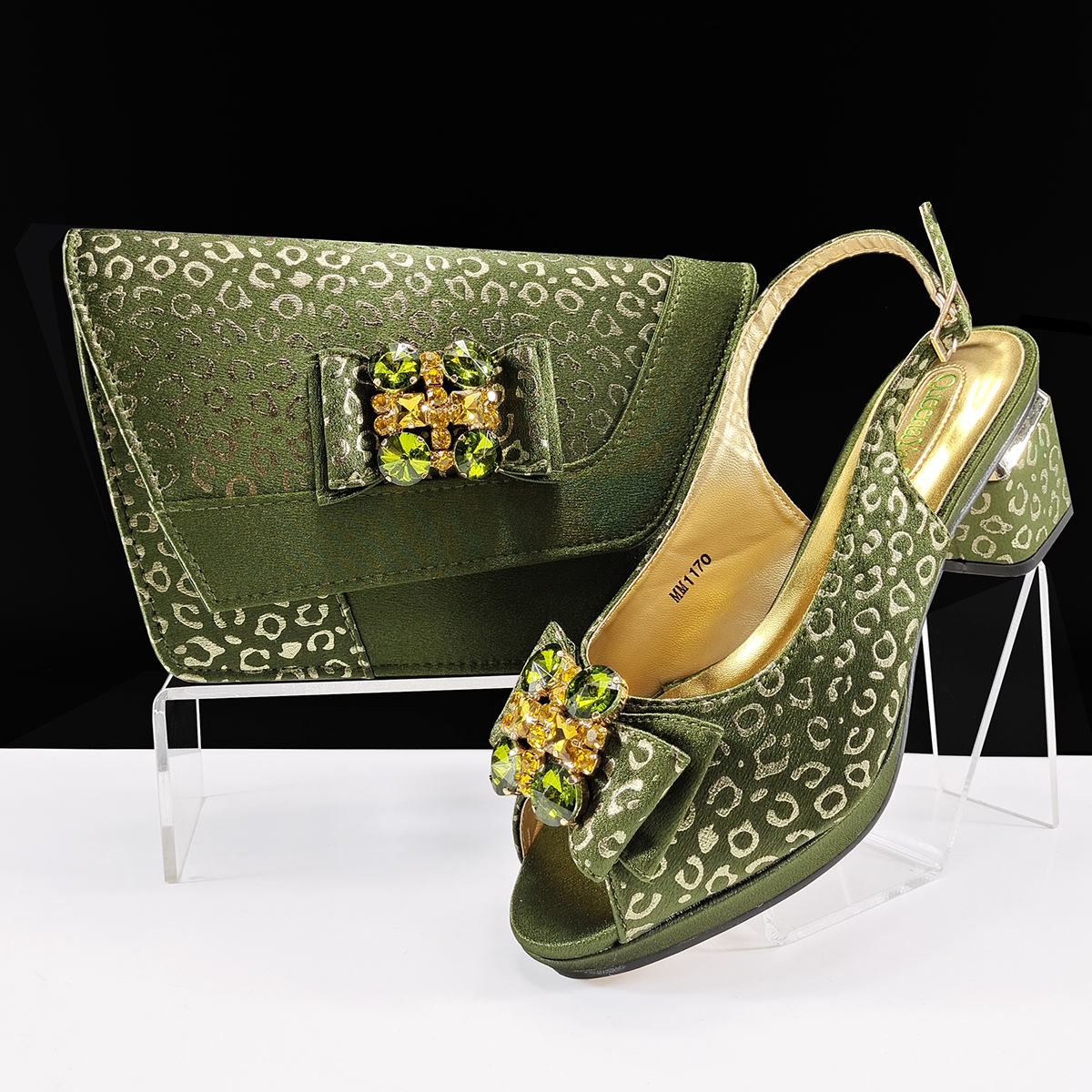 Doershow Italian green Shoes A - Woodworking Women ulasan dan harga