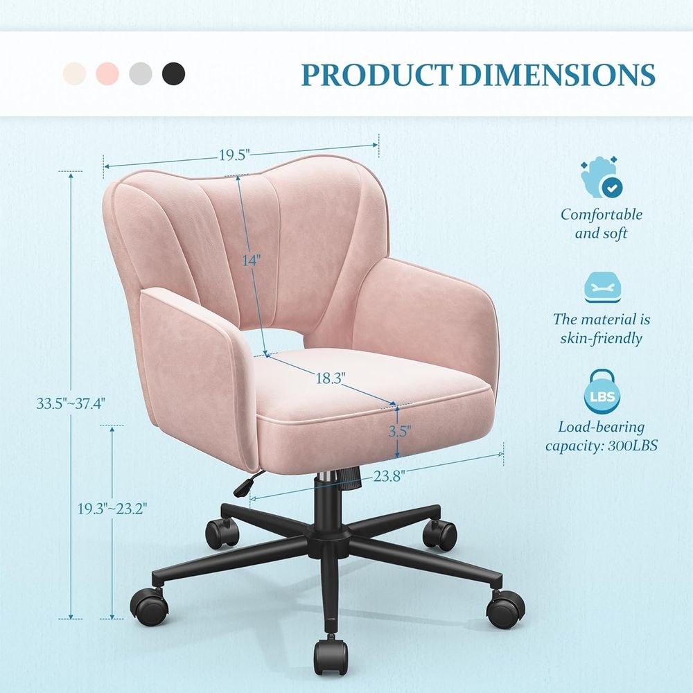 Adjustable Height Pink Desk Ch - Woodworking Desk Chair ulasan dan harga