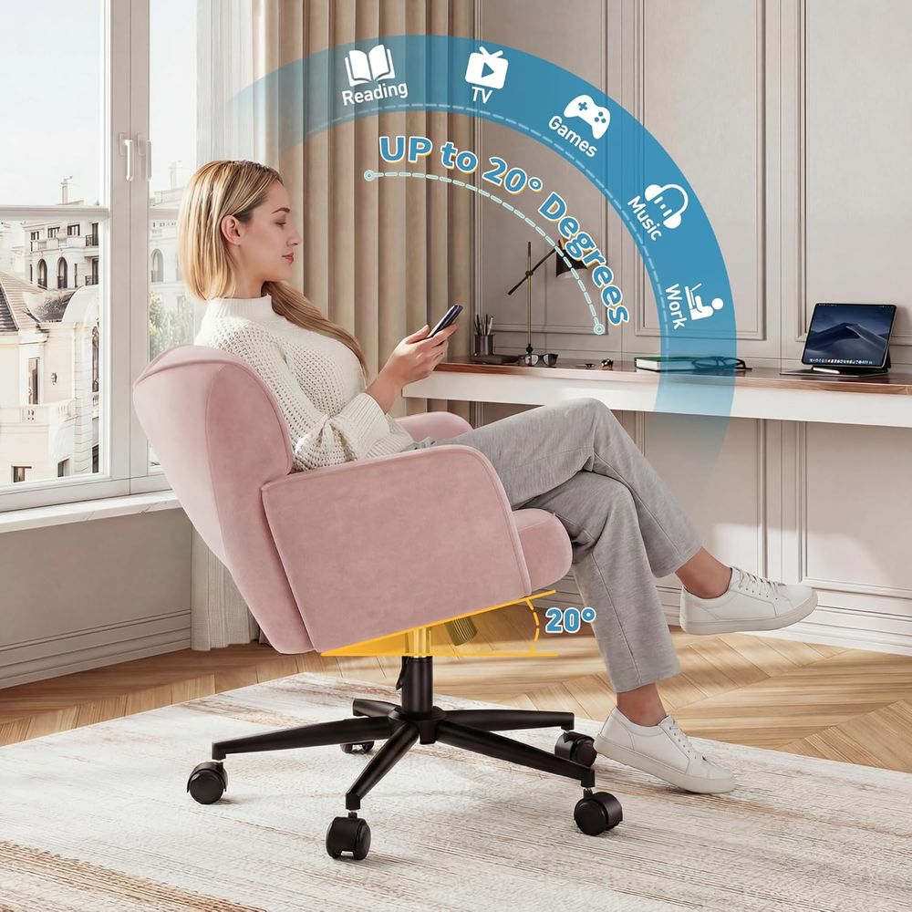Adjustable Height Pink Desk Ch - Woodworking Desk Chair ulasan dan harga