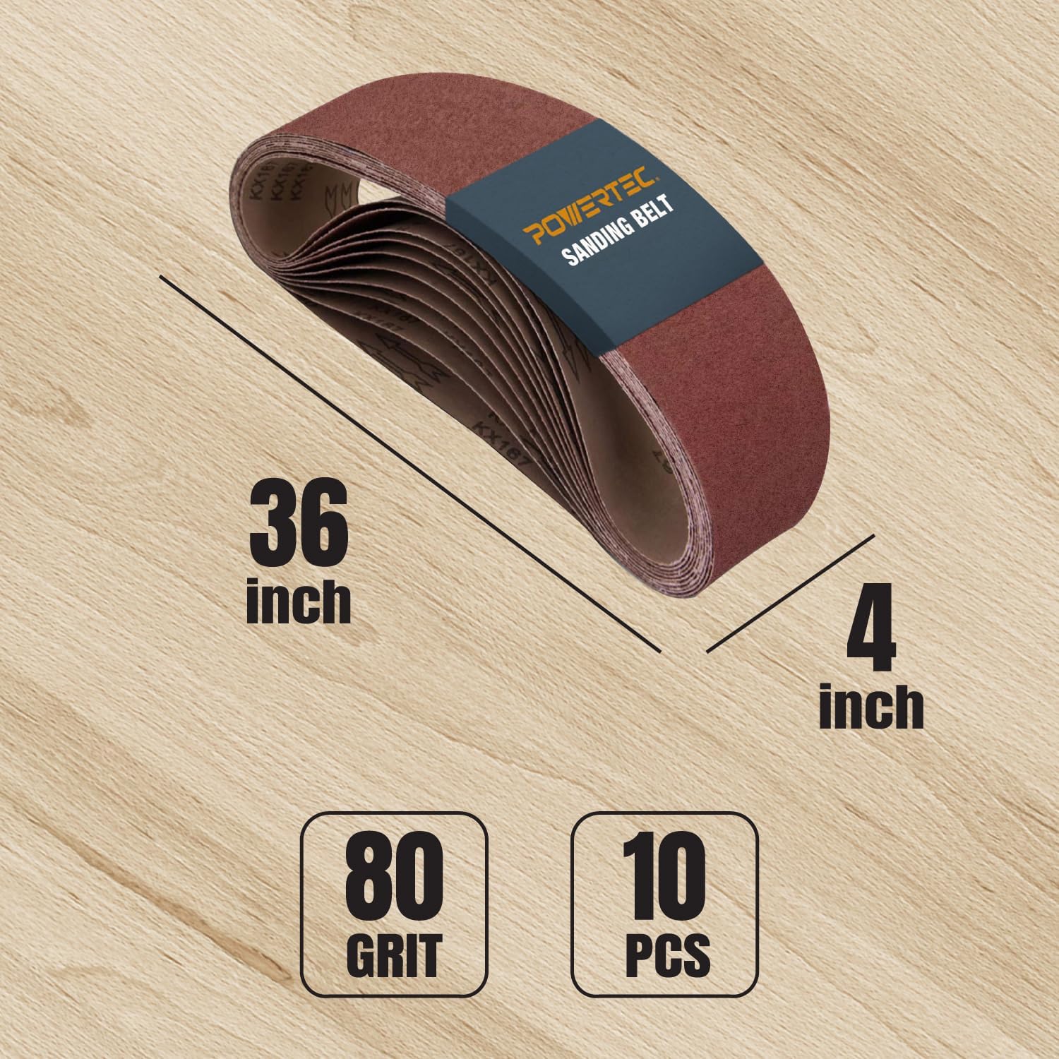 80 Grit 4x36 Sanding Belts for - Woodworking Product ulasan dan harga
